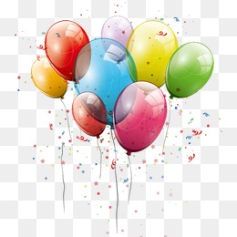 Party birthday balloons seaml