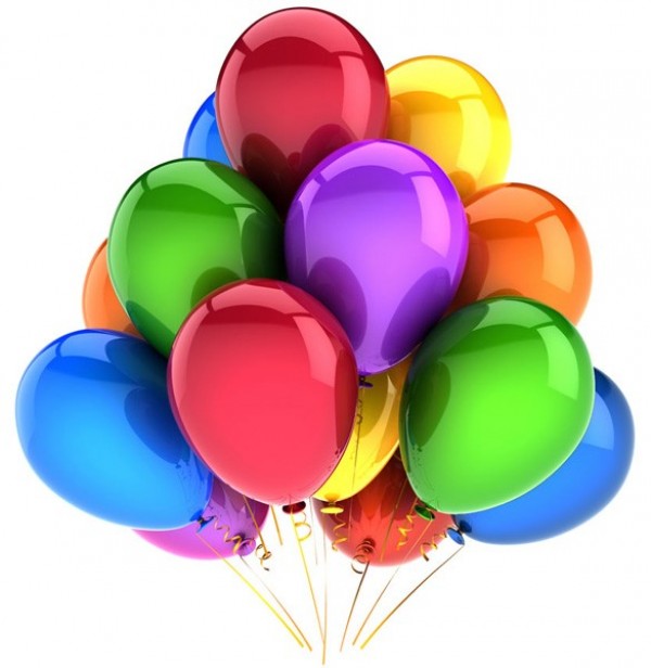 Bright Colorful Hd Balloons Png - Balloons, Transparent background PNG HD thumbnail
