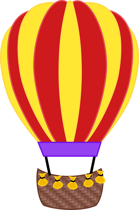 Balon, Balon Udara Panas, Terbang, Keranjang, Mengapung - Balon Udara, Transparent background PNG HD thumbnail