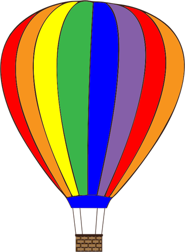 Balon Udara Berwarna - Balon Udara, Transparent background PNG HD thumbnail
