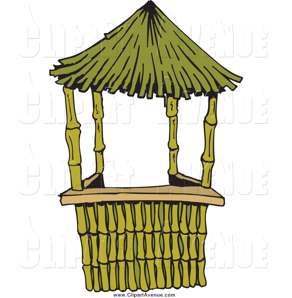 Bamboo Hut Clipart #1 - Bamboo Hut, Transparent background PNG HD thumbnail