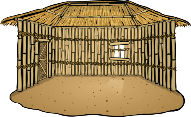 File:bamboo Hut (In Game).png - Bamboo Hut, Transparent background PNG HD thumbnail