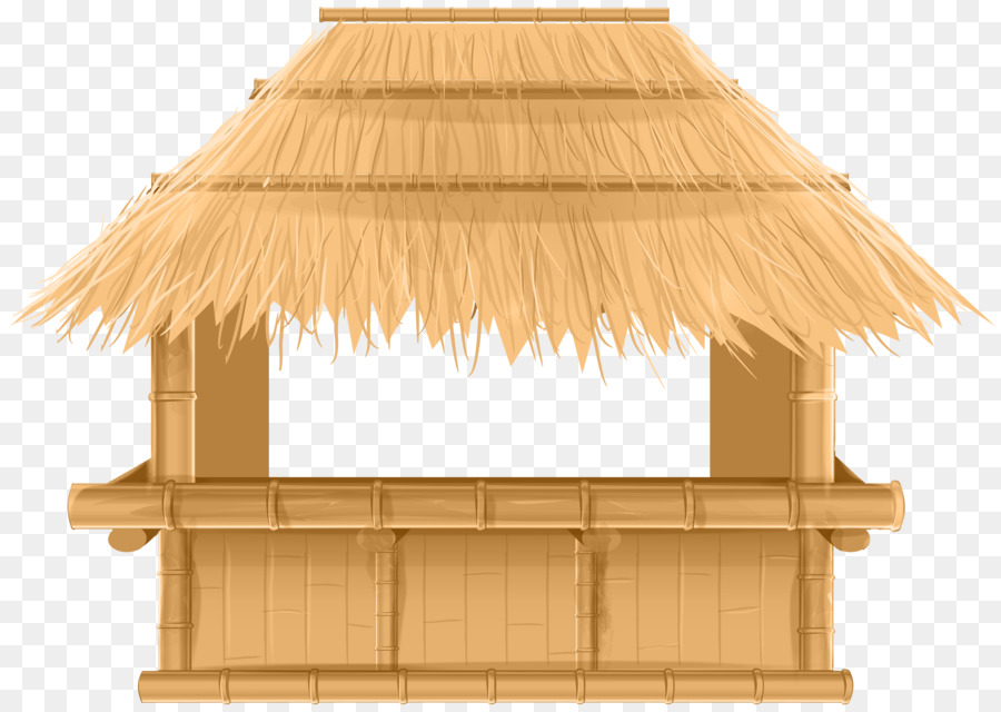 Tiki Bar Beach Clip Art   Bamboo Border - Bamboo Hut, Transparent background PNG HD thumbnail