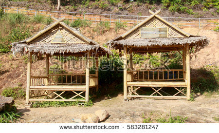 Two Bamboo Hut - Bamboo Hut, Transparent background PNG HD thumbnail