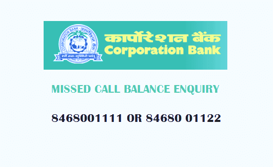 Corporation Bank Missed Call Balance Enquiry - Bank Balance, Transparent background PNG HD thumbnail