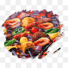 Bbq On The Tongue, Barbecue, Food, Ink Marks Png Image And Clipart - Barbecue Food, Transparent background PNG HD thumbnail