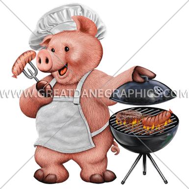 Bbq Pig Grilling - Barbecue Pig, Transparent background PNG HD thumbnail