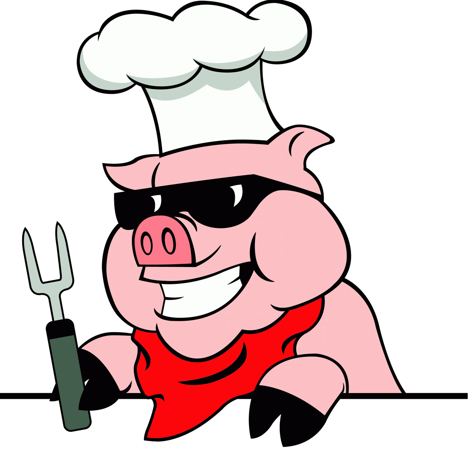Pig Roast Clip Art.png, Barbecue Pig PNG - Free PNG