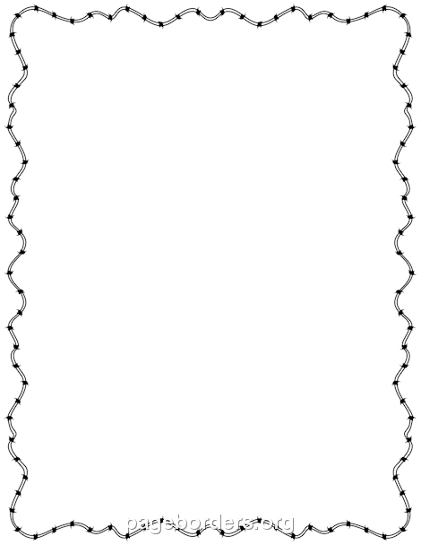 Barbed Wire Border - Barbed Wire Border, Transparent background PNG HD thumbnail