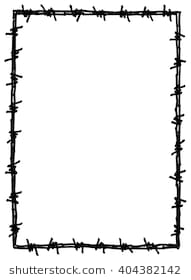 frame border page barbed wire