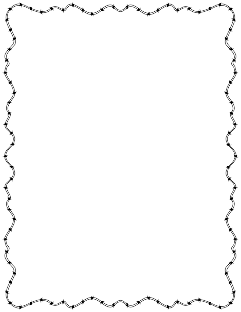 Free Barbed Wire Border Templates Including Printable Border Paper And Clip Art Versions. File Formats Include Gif, Jpg, Pdf, And Png. - Barbed Wire Border, Transparent background PNG HD thumbnail
