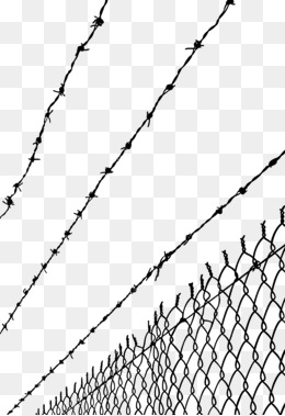 High Voltage Barbed Wire Protective Wall, High Voltage, Barbed Wire, Fence. Png Ai - Barbed Wire, Transparent background PNG HD thumbnail