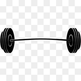 Flat Barbell, Movement, Fitness, Weight Png Image - Barbell, Transparent background PNG HD thumbnail