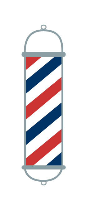 Barber Pole Png   Clipart Library - Barber Pole, Transparent background PNG HD thumbnail