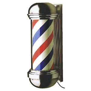 Br Beauty Pibbs Original Salon Barber Pole W/ Light (Model: 148) - Barber Pole, Transparent background PNG HD thumbnail