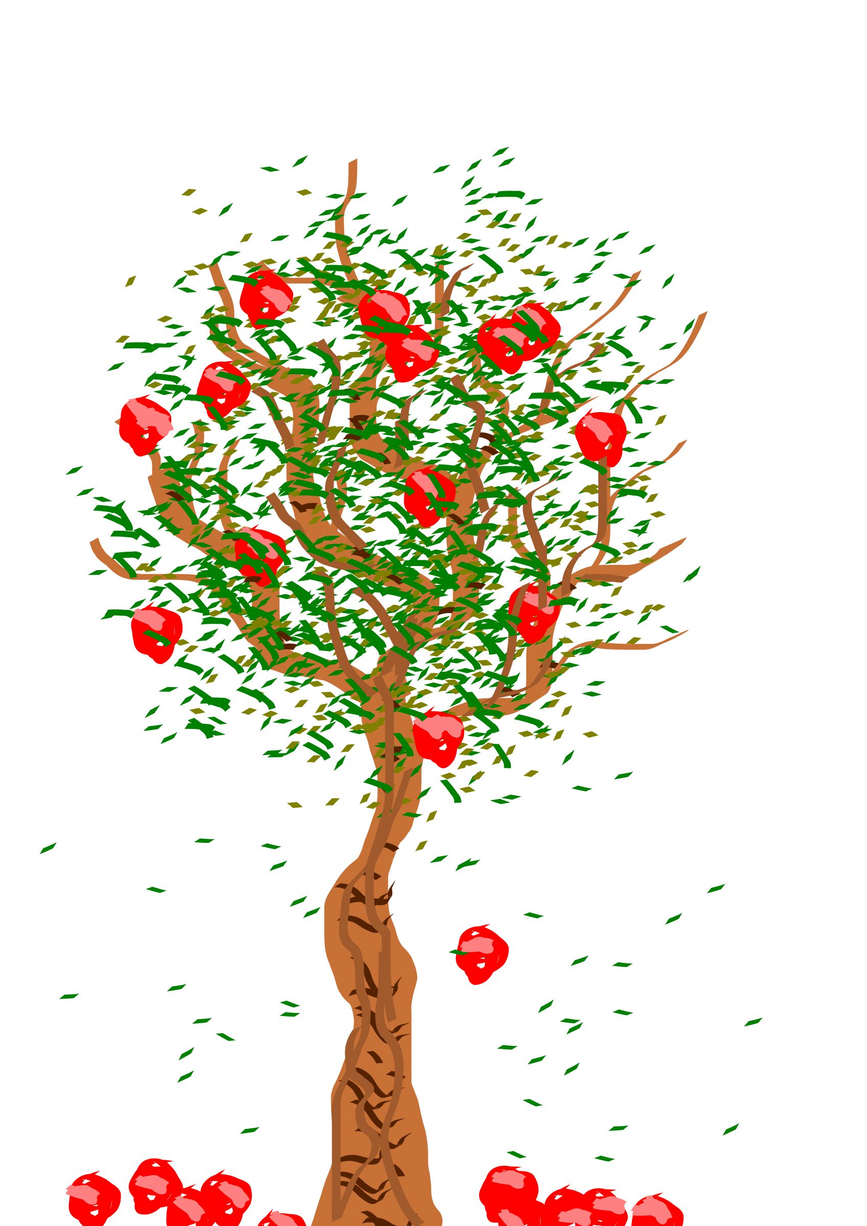 Apple Tree - Bare Apple Tree, Transparent background PNG HD thumbnail