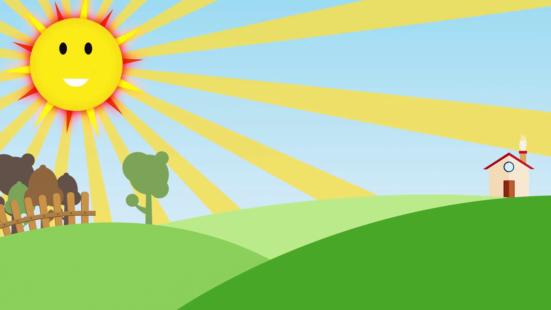 Nature Background  For Kids With Smiling Sun Seamless Loop Nice Cartoon Animation Of Colorful  Farm Background Seamless Loop With Space For Your Text Or  Hdpng.com  - Barn Background, Transparent background PNG HD thumbnail