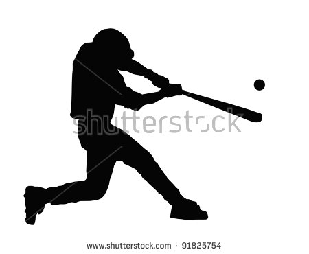 Baseball Bat Hitting Ball Png - Baseball Batter Hitting Ball With Bat For Home Run, Transparent background PNG HD thumbnail
