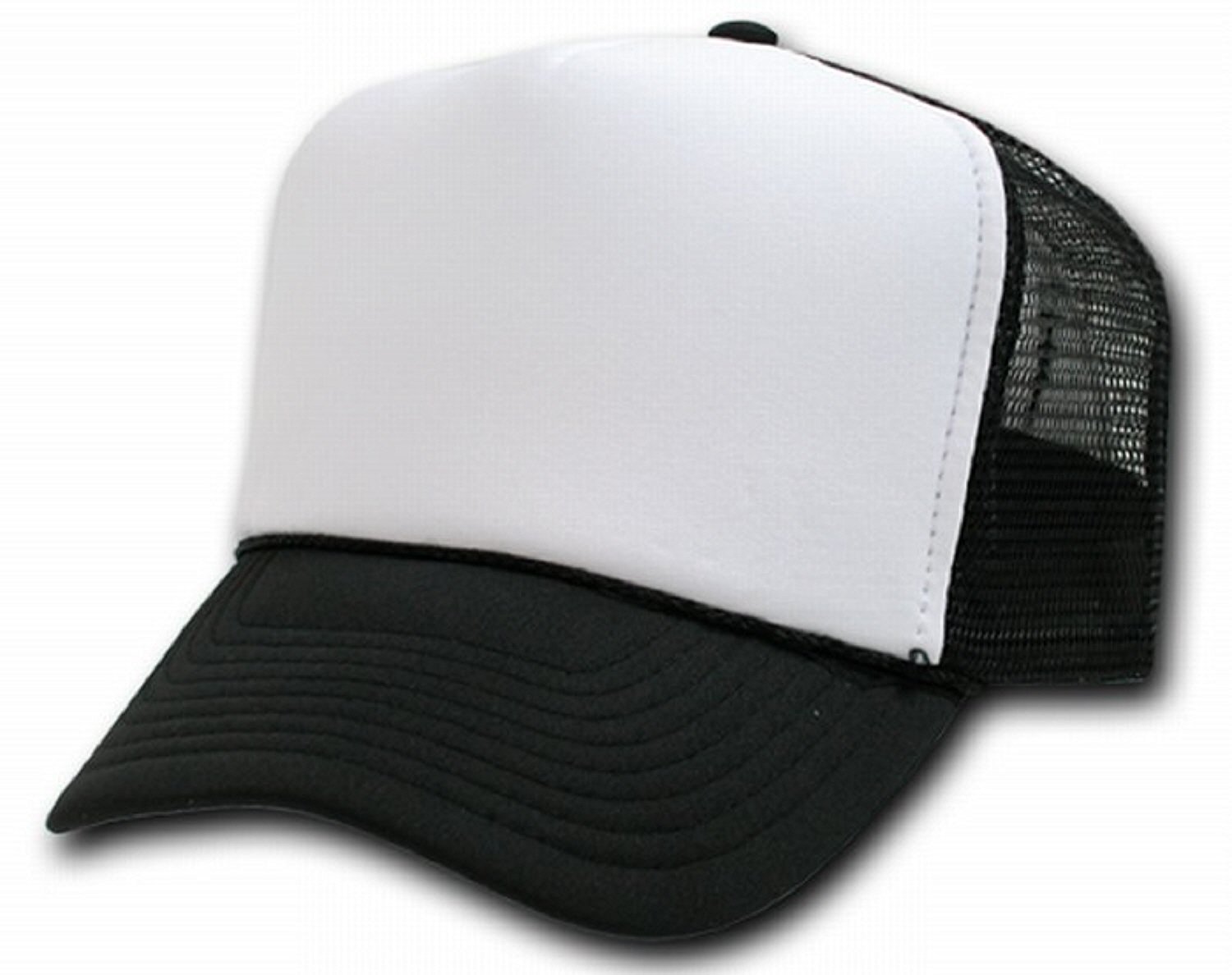 Amazon Pluspng.com: Decky Two Tone Trucker Mesh Caps Plain Baseball Hat: Clothing - Baseball Hat Front, Transparent background PNG HD thumbnail