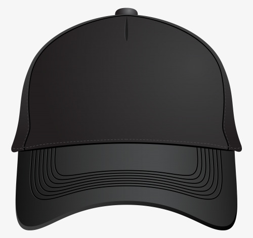 Black Baseball Cap Front, Black, Baseball Caps, Positive Png Image And Clipart - Baseball Hat Front, Transparent background PNG HD thumbnail