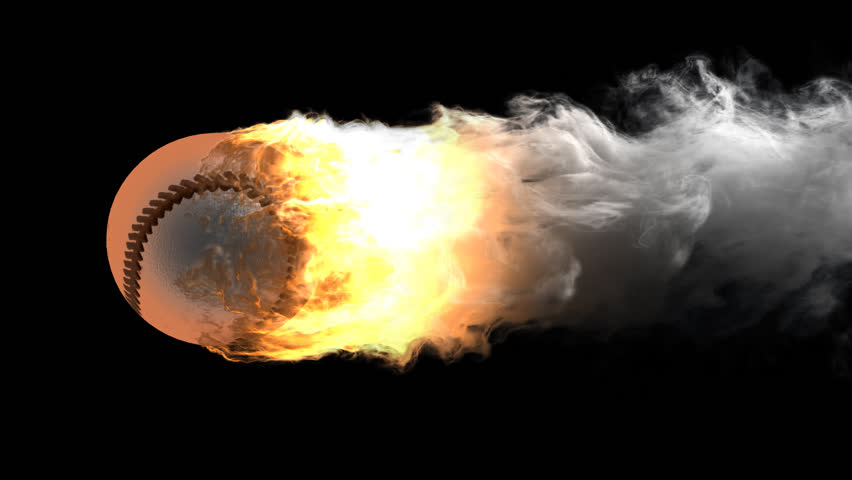 Burning Baseball Ball Rendered In Png With Alpha Channel Stock Footage Video 13440185 | Shutterstock - Baseball, Transparent background PNG HD thumbnail