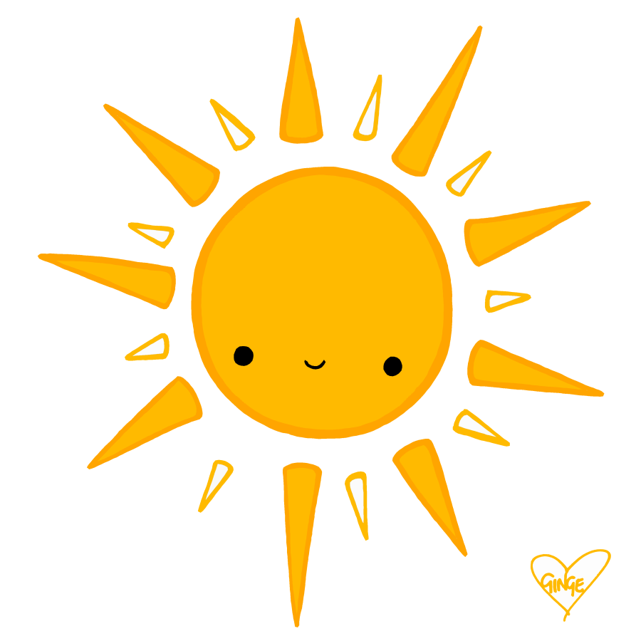 Sun Drawing - Basic Sun, Transparent background PNG HD thumbnail