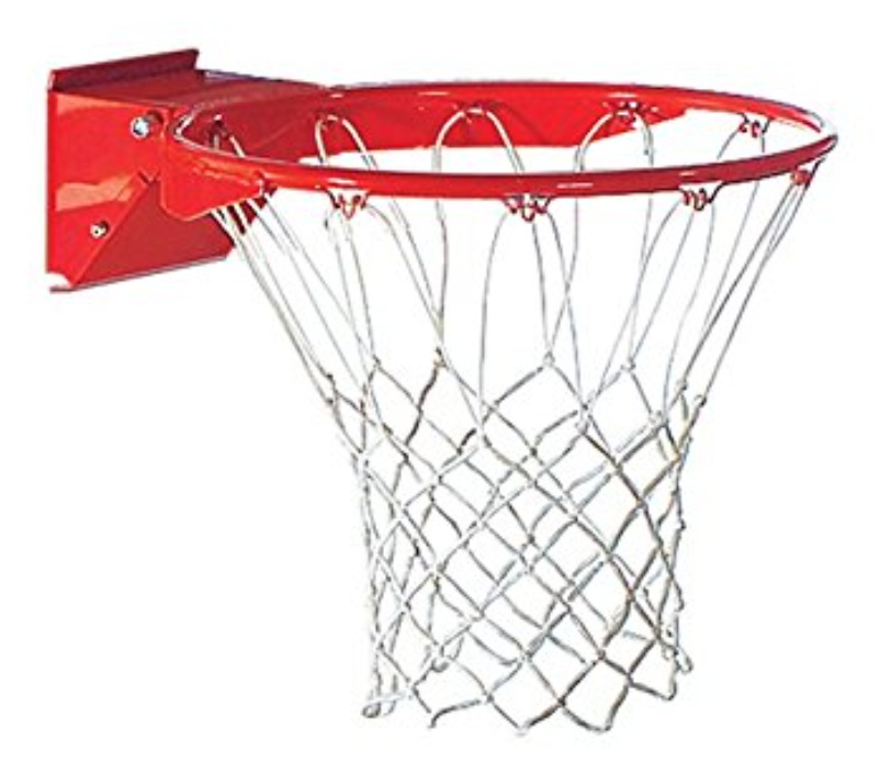 Orange Basketball Rim - Basketball And Net, Transparent background PNG HD thumbnail