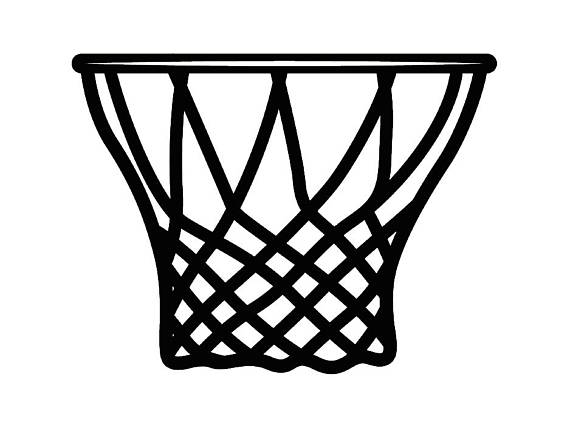 Wonderful Looking Basketball Goal Clipart Monster High Coloring Pages Hoop 5 Backboard Rim Basket Ball Net - Basketball And Net, Transparent background PNG HD thumbnail