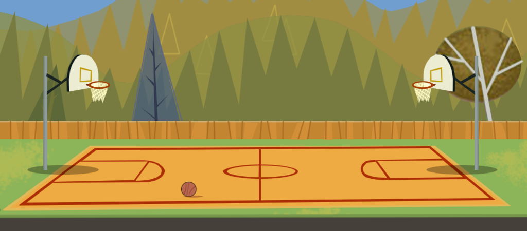 Outside Clipart Basketball Court #11 - Basketball Court, Transparent background PNG HD thumbnail
