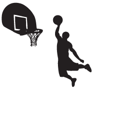 Basket Dunk wall decals  , Basketball Dunk PNG - Free PNG