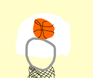 Basketball Going Into Hoop. - Basketball Going Into Hoop, Transparent background PNG HD thumbnail