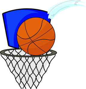 basketball net vector