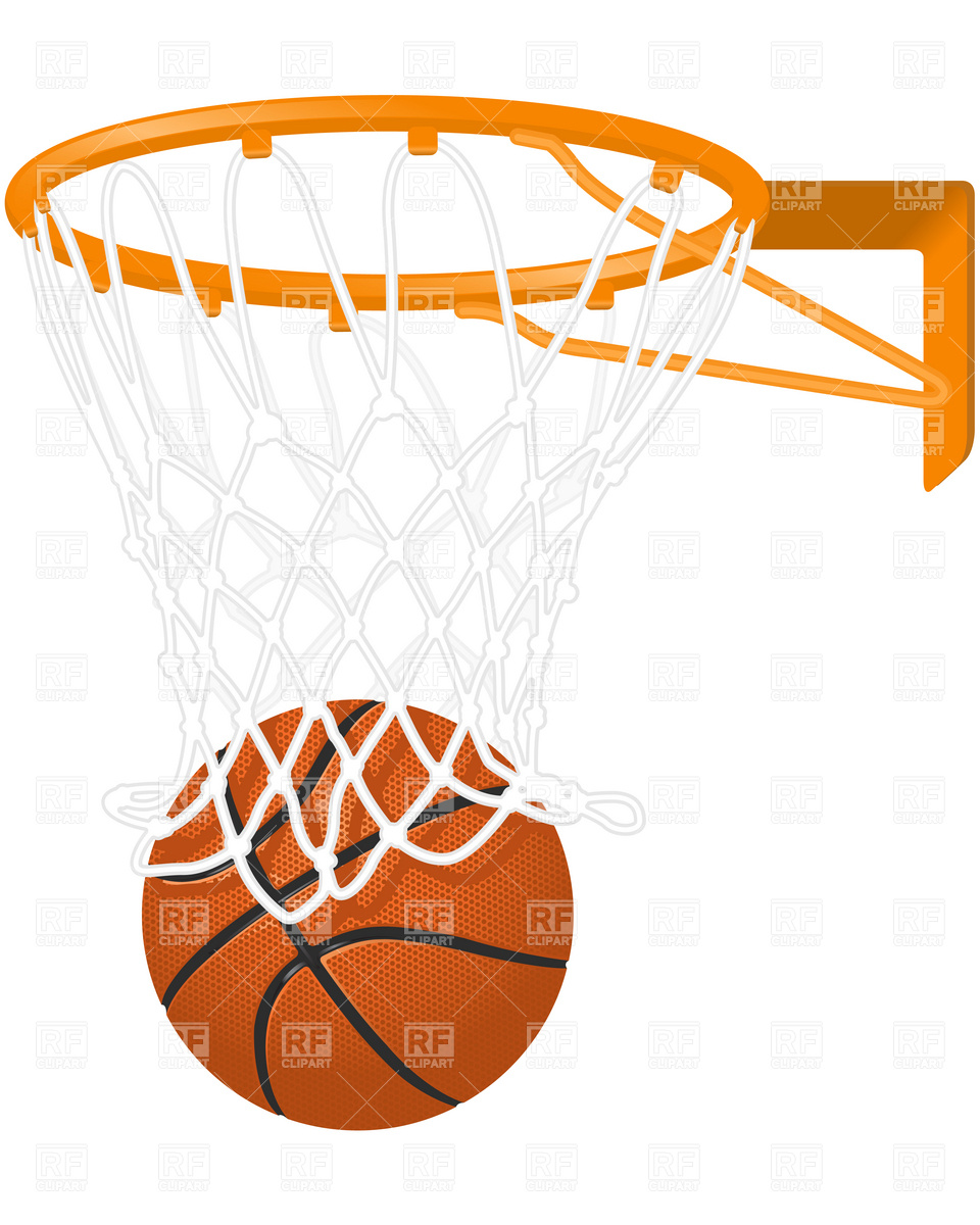 Basketball Net Clipart For Kids Download #3087 · Basketball Going Through Net Clipart - Basketball Going Into Hoop, Transparent background PNG HD thumbnail