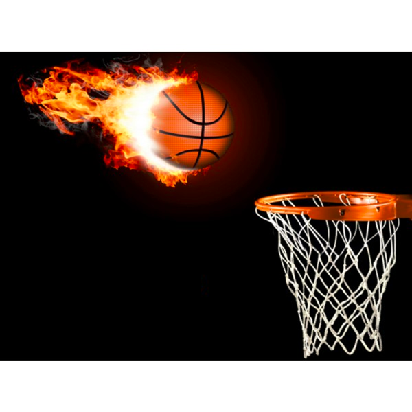 Story Image 1_0 - Basketball Going Into Hoop, Transparent background PNG HD thumbnail
