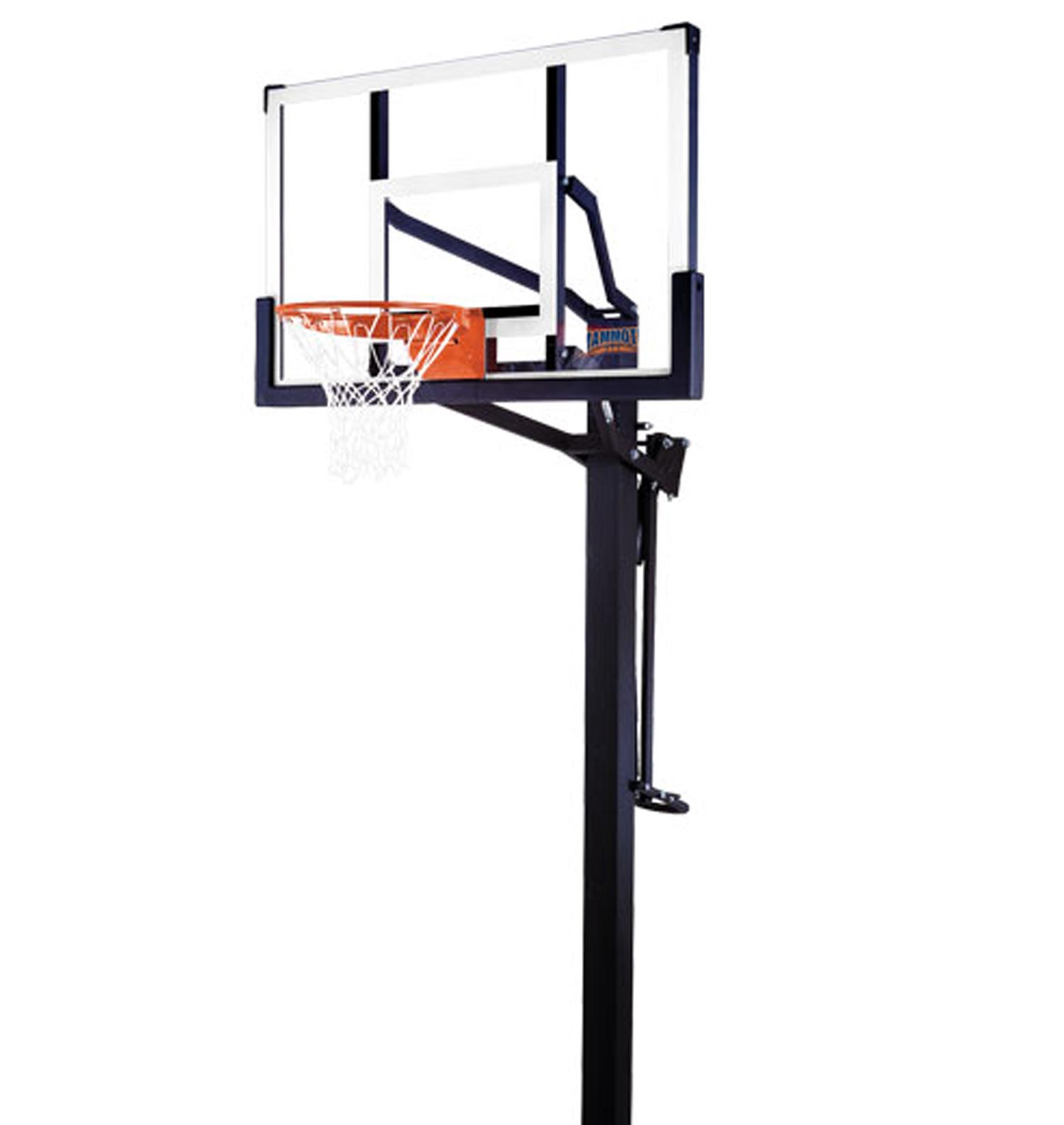 The Mammoth 98856  54 Inch Mammoth Basketball System  Only At The Basketball Hoop Superstore - Basketball Hoop, Transparent background PNG HD thumbnail
