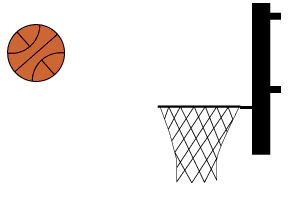 Basketball Rim Clip Art - Basketball Hoop Side View, Transparent background PNG HD thumbnail