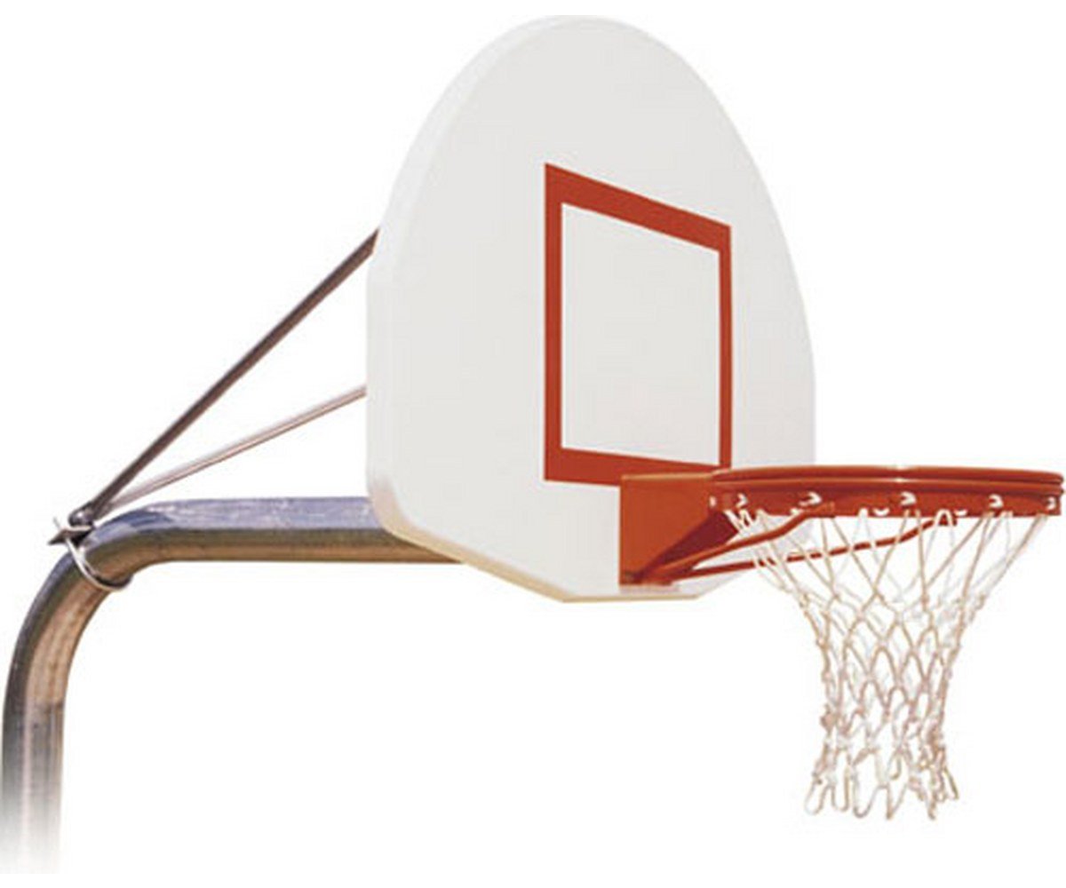 First Team Ruffneck Max In Ground Basketball Hoop - Basketball Hoop Side View, Transparent background PNG HD thumbnail