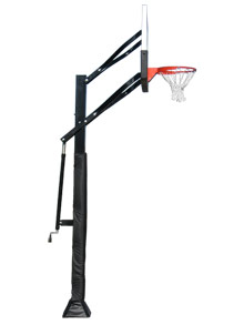 Basketball Hoop Side View Png - Game Changer Gc44 Lg In Ground Basketball Hoop, Transparent background PNG HD thumbnail
