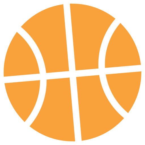 Basketball Icon Silhouette - Basketball, Transparent background PNG HD thumbnail