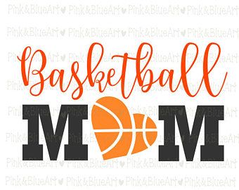Basketball Mom Svg Clipart Cut Files Silhouette Cameo Svg For Cricut And Vinyl File Cutting Digital - Basketball Mom, Transparent background PNG HD thumbnail