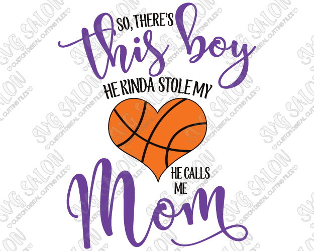 Basketball mom ball 1 color i