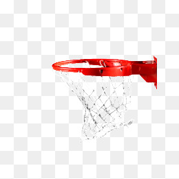 Basketball Hoop, Red, Basketball Hoop, Basketball Png Image - Basketball Net, Transparent background PNG HD thumbnail