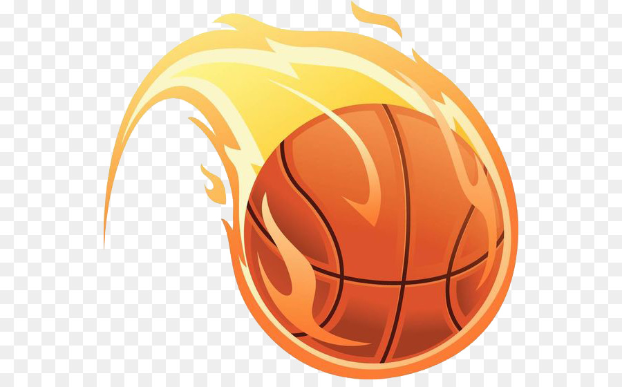Basketball Fire Illustration   Basketball Flame - Basketball On Fire, Transparent background PNG HD thumbnail