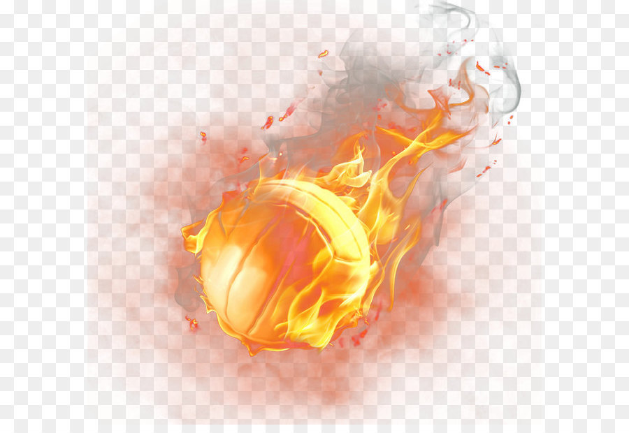 Light Basketball Fire   Fire Basketball - Basketball On Fire, Transparent background PNG HD thumbnail