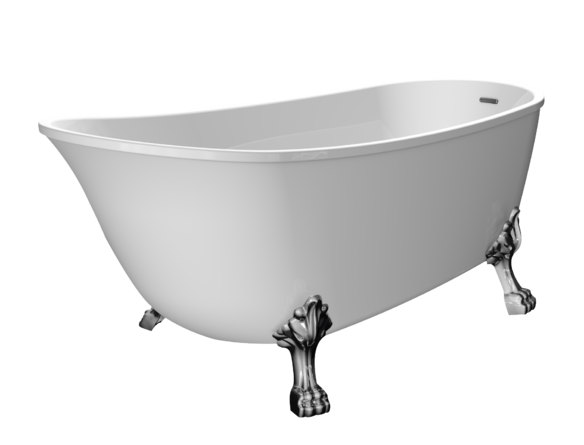 Clawfoot Tub - Bathtub PNG