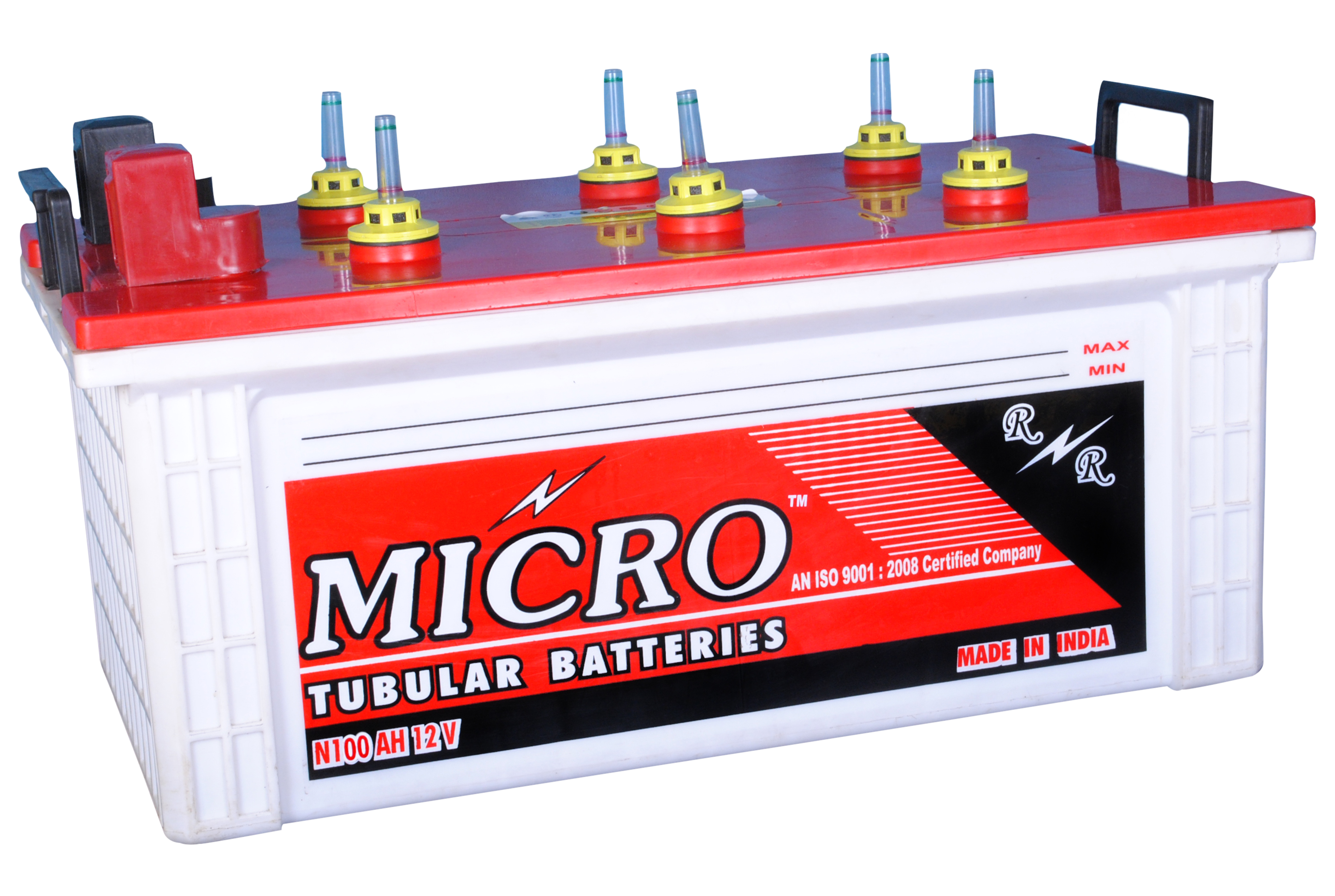 (Tubular Battery) (N100Ah) - Batteries, Transparent background PNG HD thumbnail