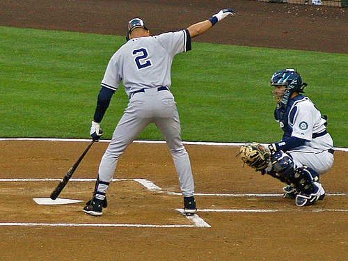 Getting Into The Box: Derek Jeter Getting Into The Box - Batters Box, Transparent background PNG HD thumbnail