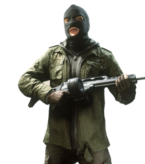 Criminal Enforcer - Battlefield Hardline, Transparent background PNG HD thumbnail