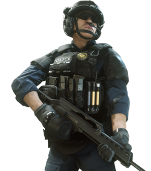 Law Enforcement Enforcer - Battlefield Hardline, Transparent background PNG HD thumbnail