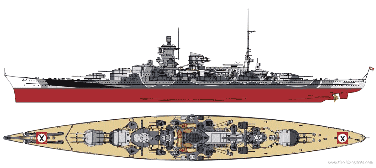 Dkm Scharnhorst 1943 Battleship.png - Battleship, Transparent background PNG HD thumbnail